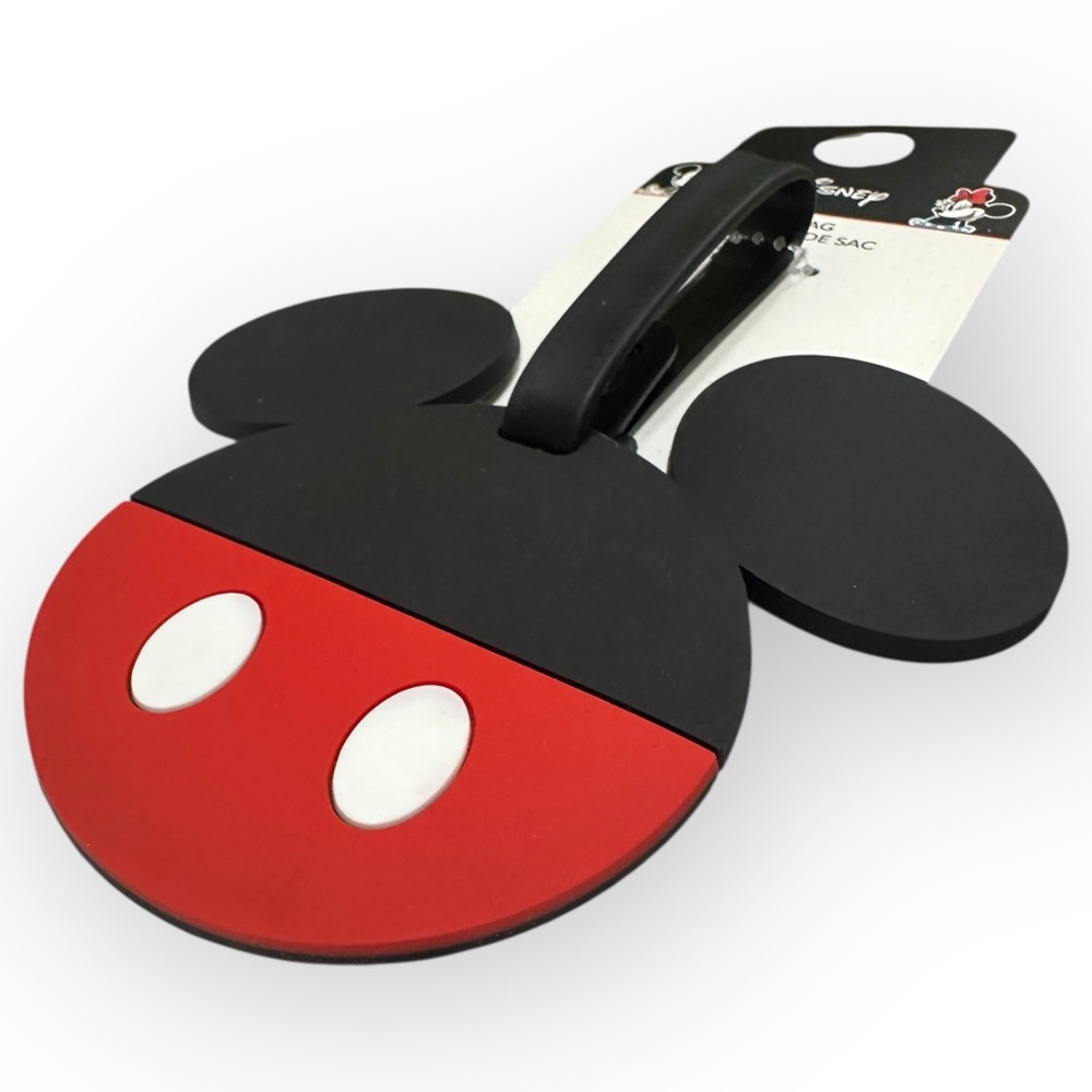 Disney Mickey Mouse Luggage Tag silicone travel NWT New Gift - Picture 2 of 6